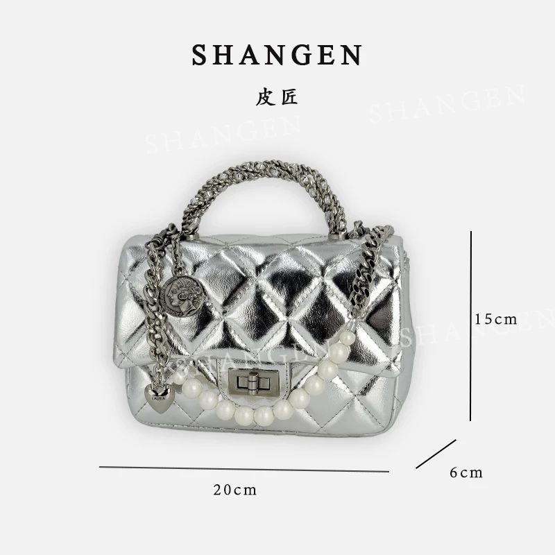 【云云甄选】SD-5182-古银-轻奢时尚女士新款手提单肩斜挎包