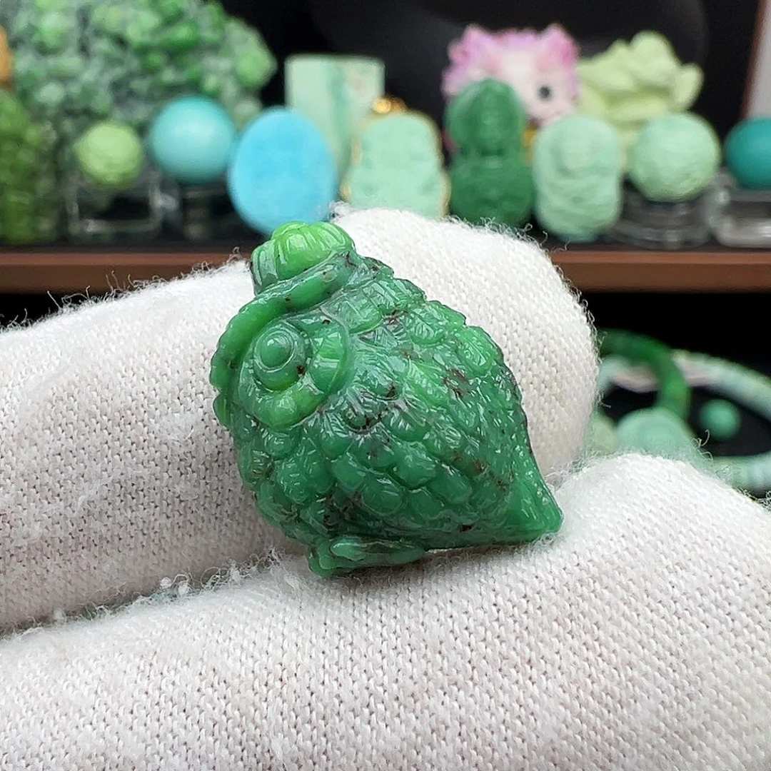 绿松石未镶嵌绿松石主播璐璐