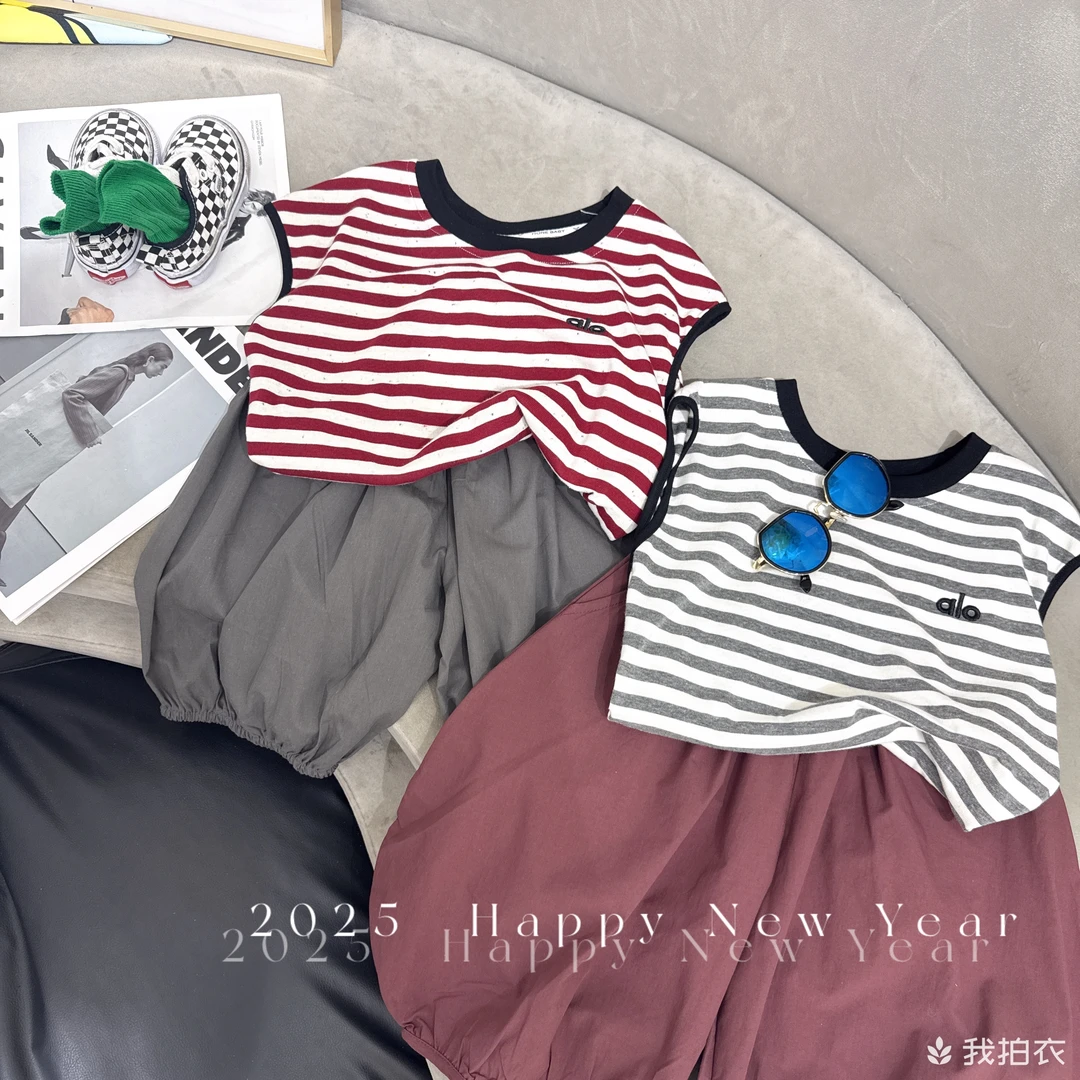 552108夏款时尚男童套装