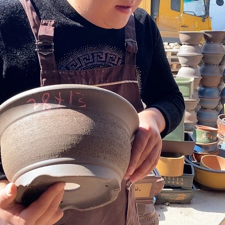 紫砂花盆紫砂陶艺