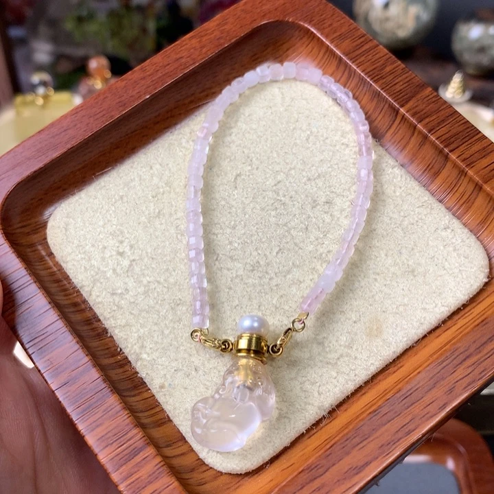 未镶嵌葡萄石珠宝半成品