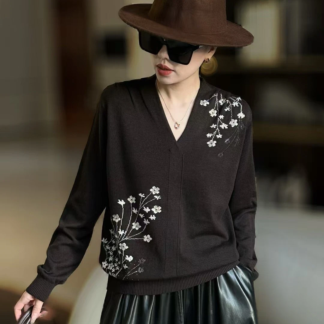 图片同款时尚气质毛衣5070