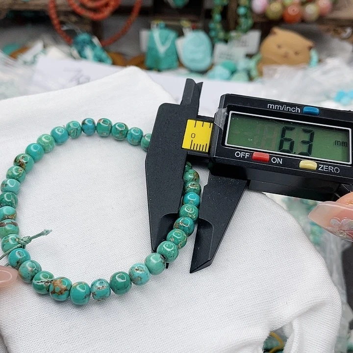 绿松石珠宝奇石足铂镶嵌