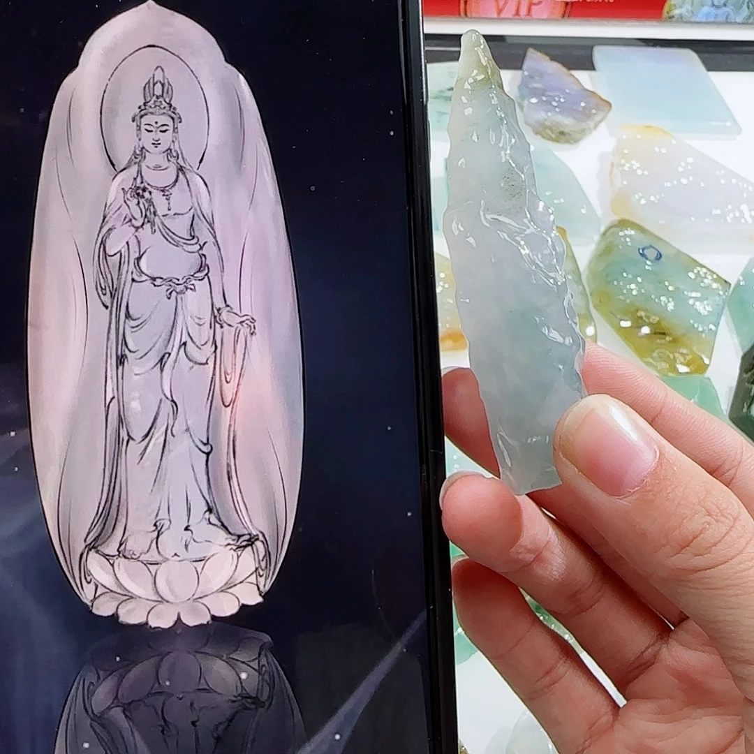 定制翡翠未镶嵌翡翠定制