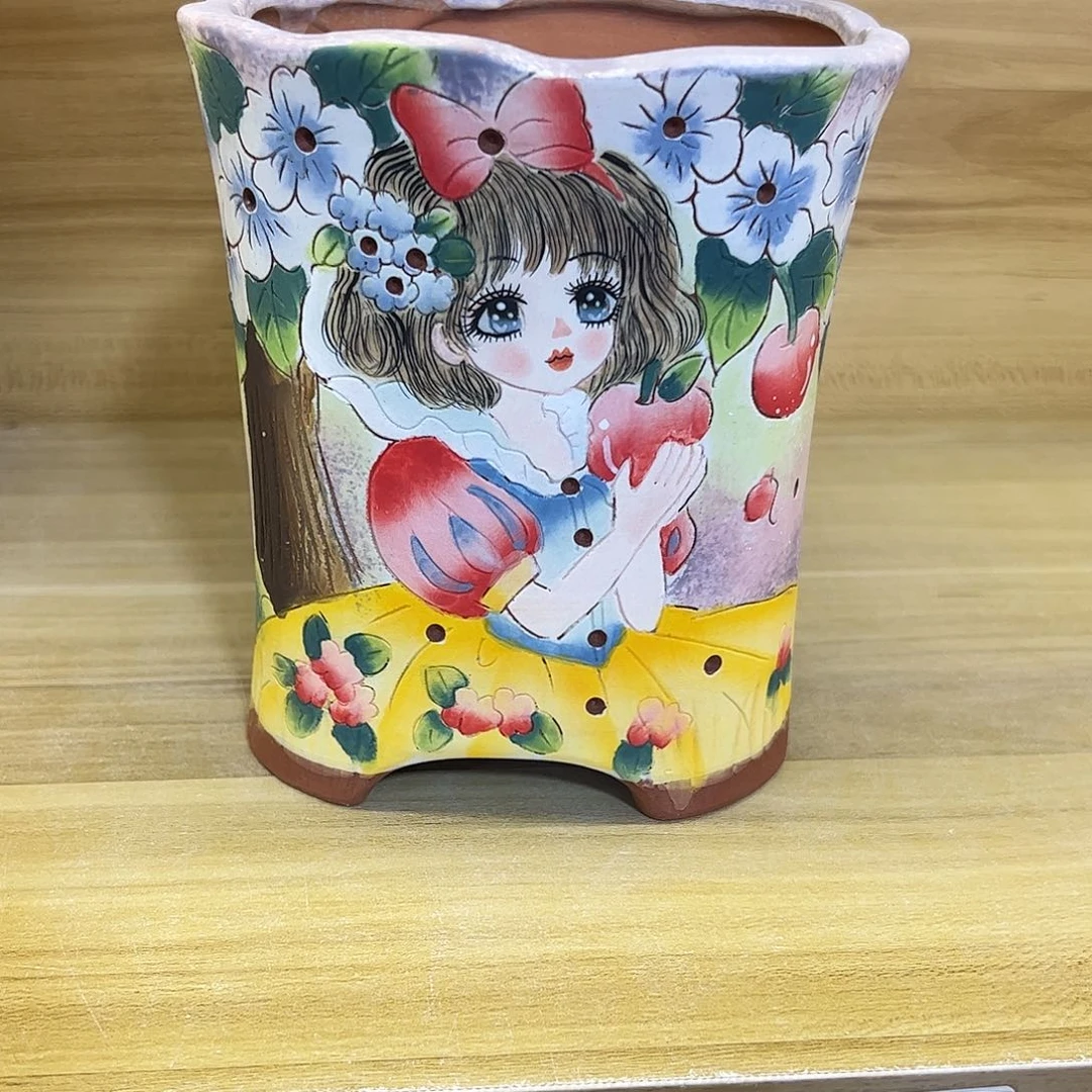 景德镇炫彩手绘口11高14.5