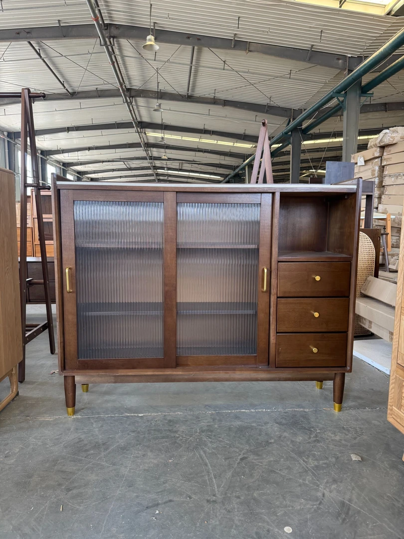 【清仓专属】实木岩板超窄餐边柜收纳柜茶水柜实木家具柜