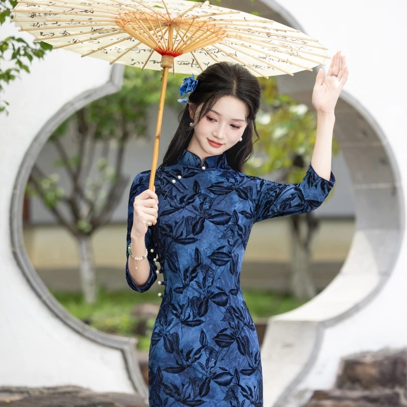 林黛  上新旗袍裙子女款爆款2025新款