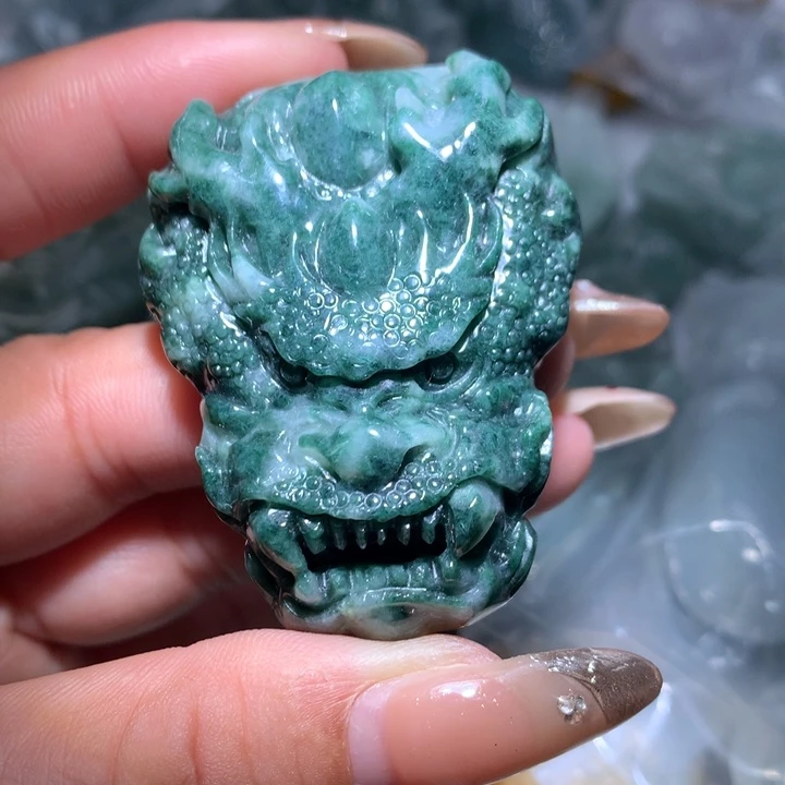 翡翠未镶嵌颈饰保真天然A货翡翠