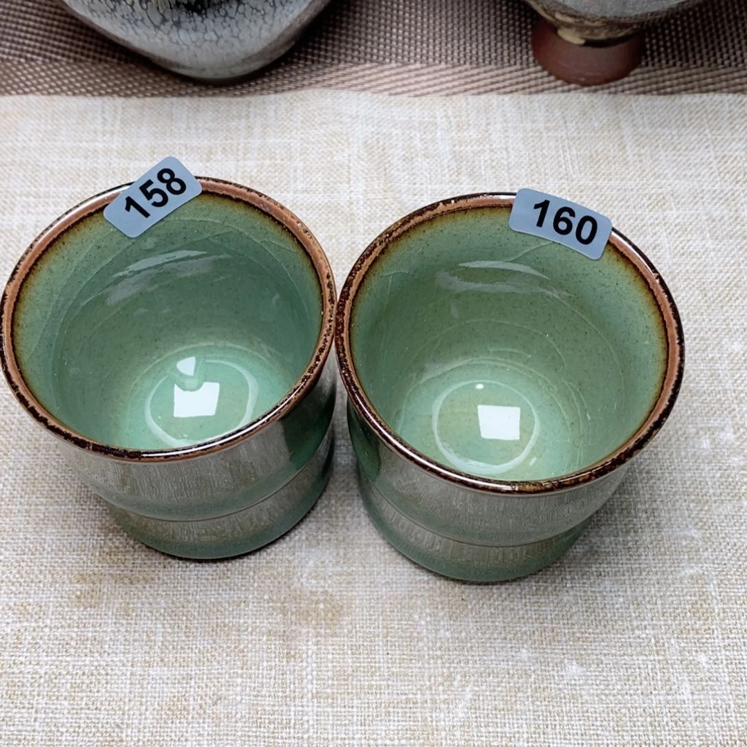 心**禾建窑建盏主人茶盏158，160