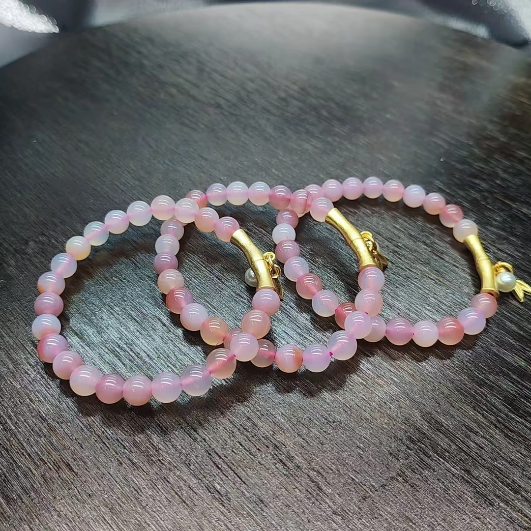 硕夏天然盐源6-7mm设计款手链多样性发其一SX0644