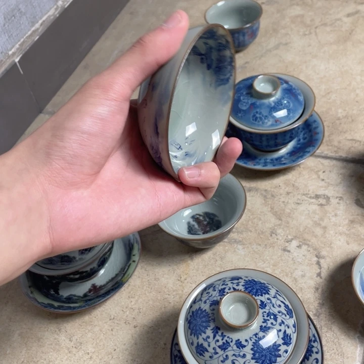 琉璃手工艺品青花山水bjjjj