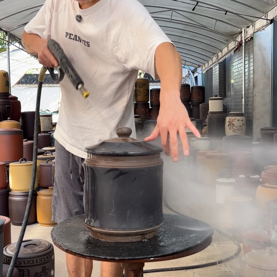 紫砂茶叶罐8饼茶叶罐