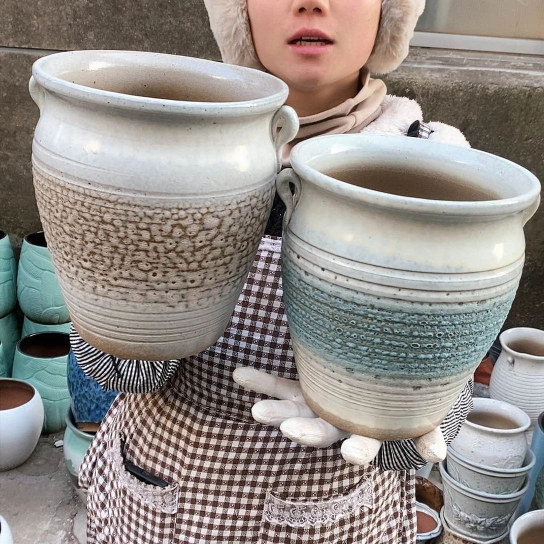 紫砂花盆正品口18高22