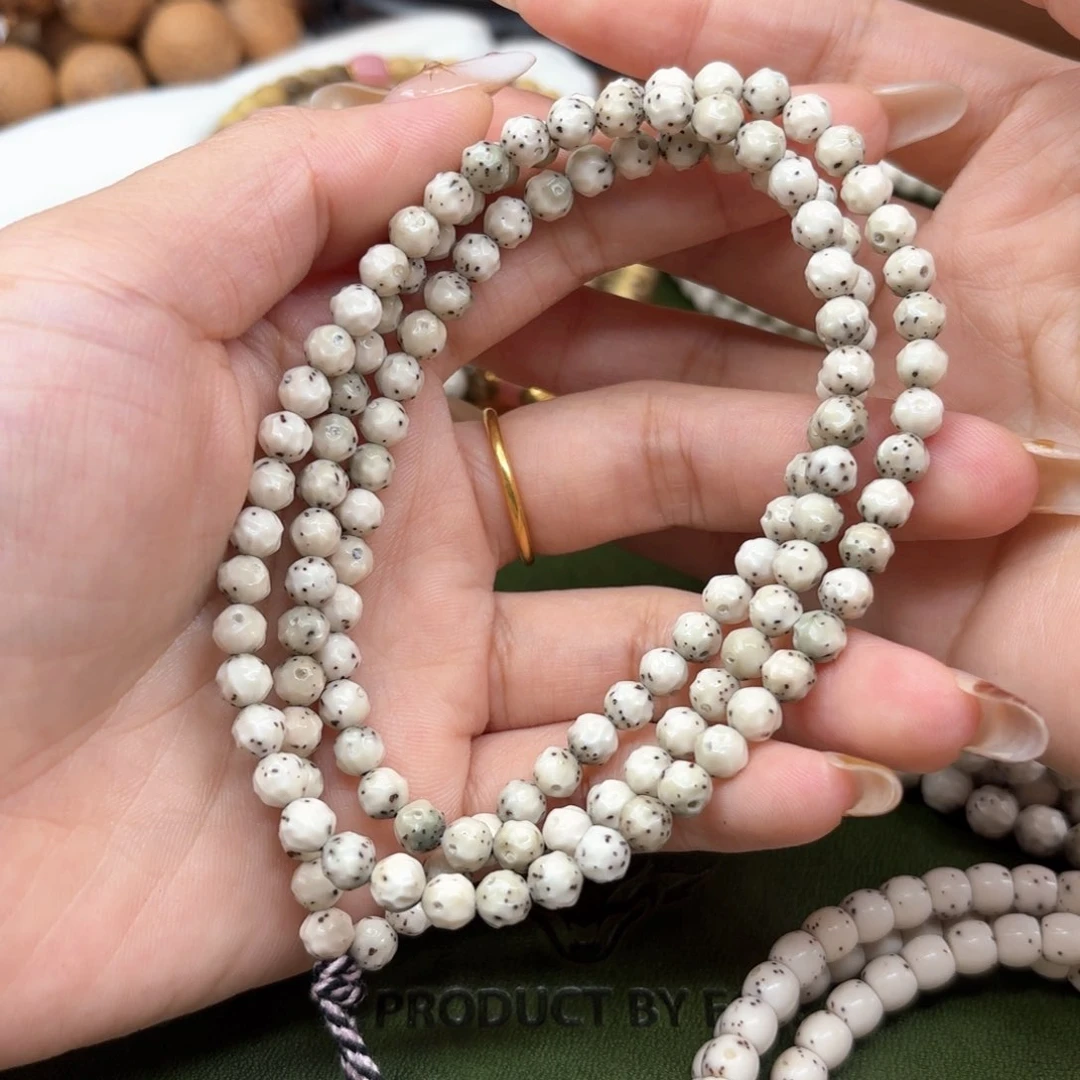 星月菩提手串6改无相108❗️正月数星星❗️糯冰石玉料❗️