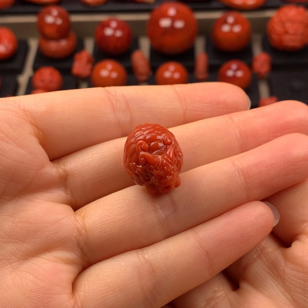 南红玛瑙龙龟15.1MM未镶嵌