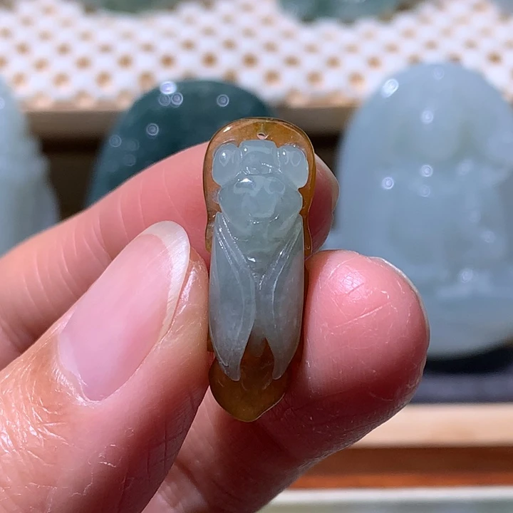 翡翠未镶嵌颈饰一鸣惊人