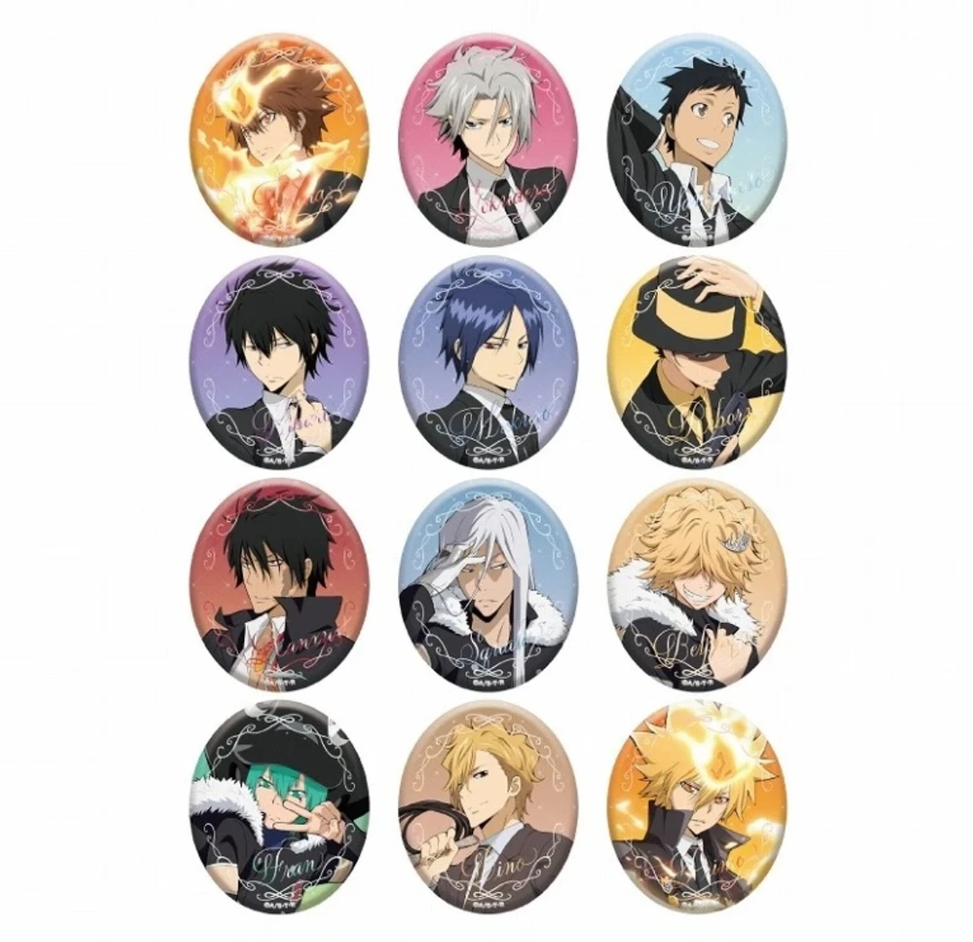 日谷【家庭教师】吧唧 烫金椭圆吧唧（默认代拆）