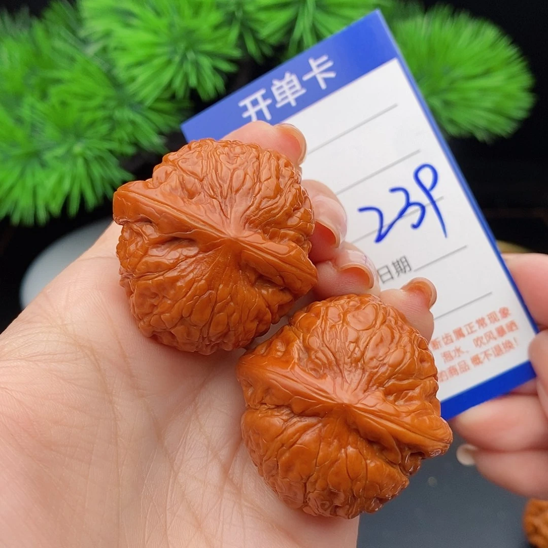 文玩核桃把件听*39乾隆磨239