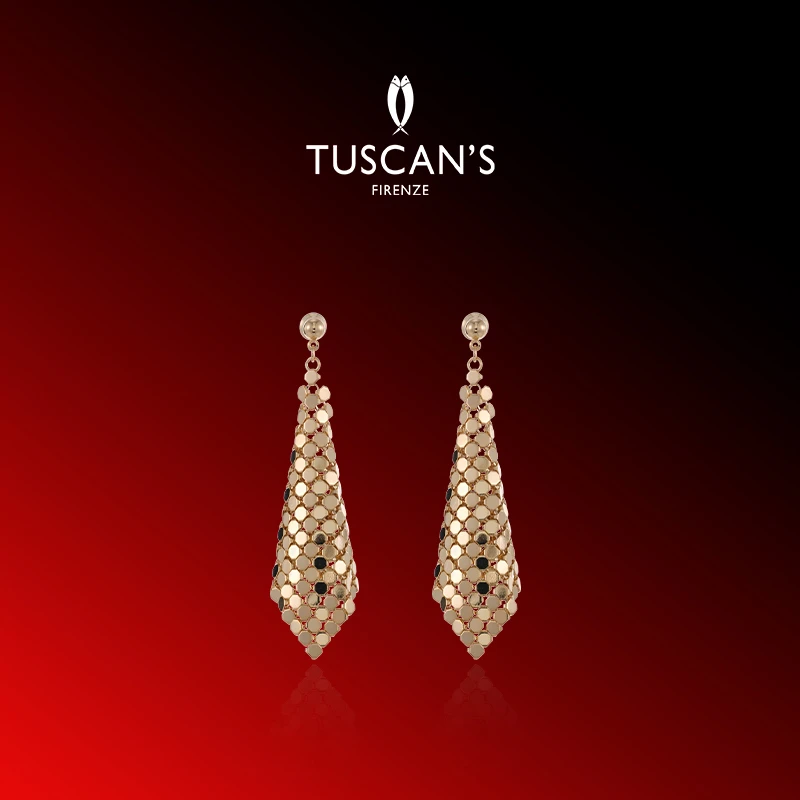 铜合金无非金属耳饰 镀金轻奢气质复古精致金色时尚设计师耳环