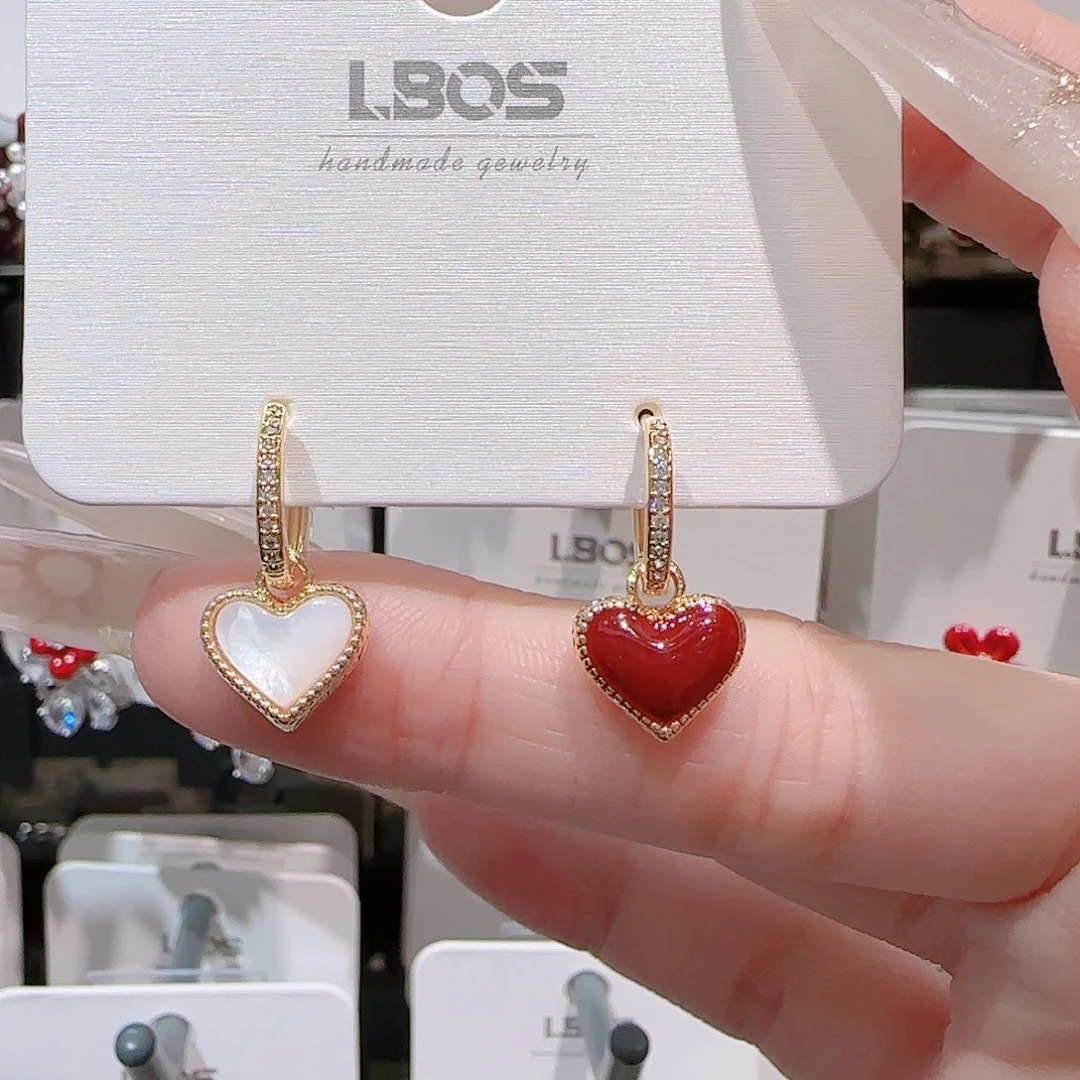 锆石铜合金925银耳环