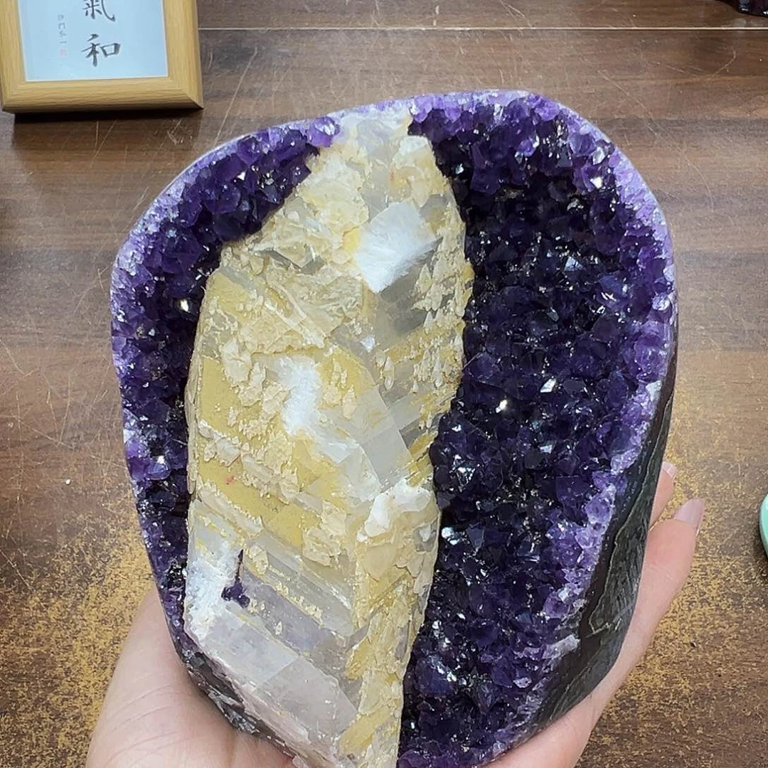 紫晶摆件未镶嵌晶体