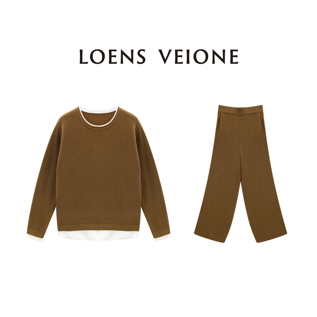LOENS VEIONE/罗拉 澳洲100%绵羊毛套装23CVDD0226N