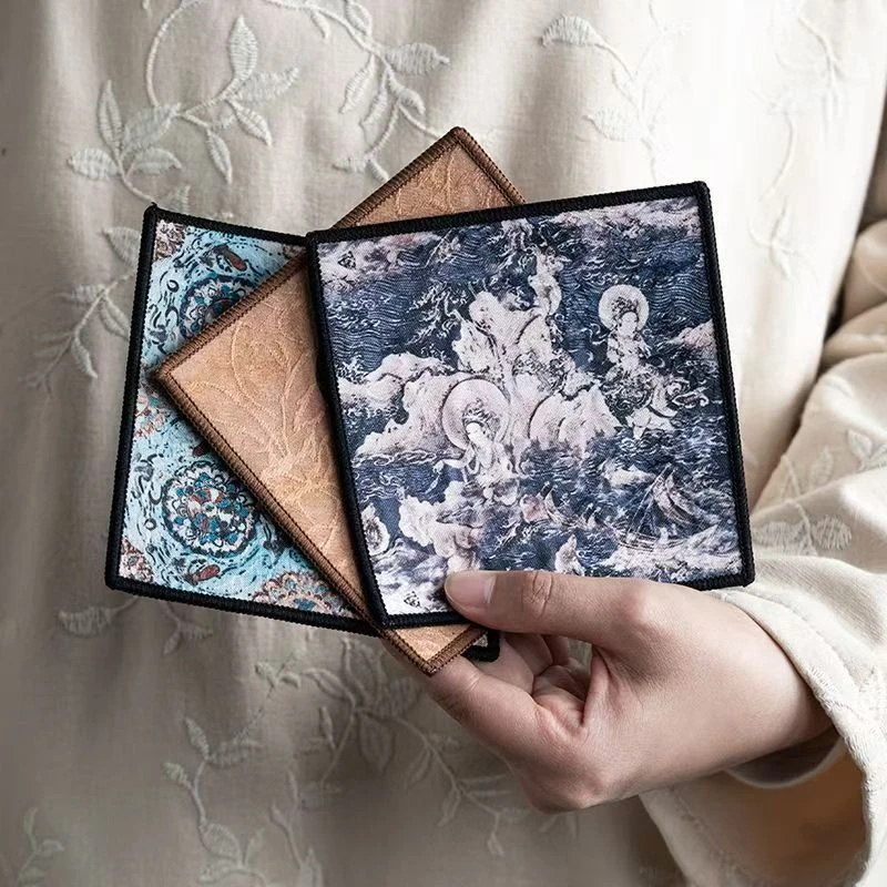 【时熙】中式壶承织锦茶杯垫茶壶垫布艺干泡垫家用防烫隔热茶托茶具