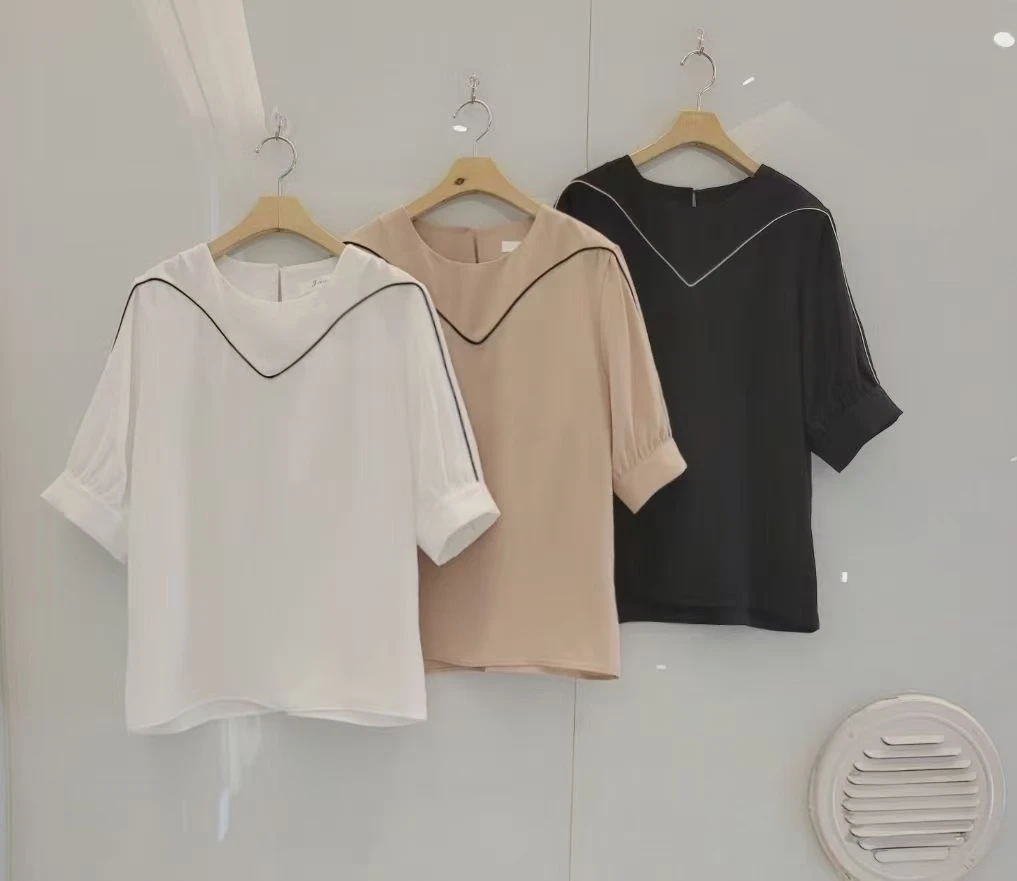 韩国正品高品质新款雪纺衬衫