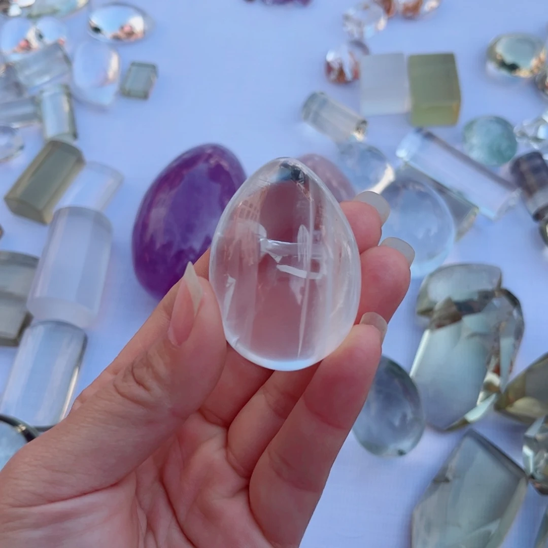 水晶手链银S925镶嵌潇****菌白千层蛋