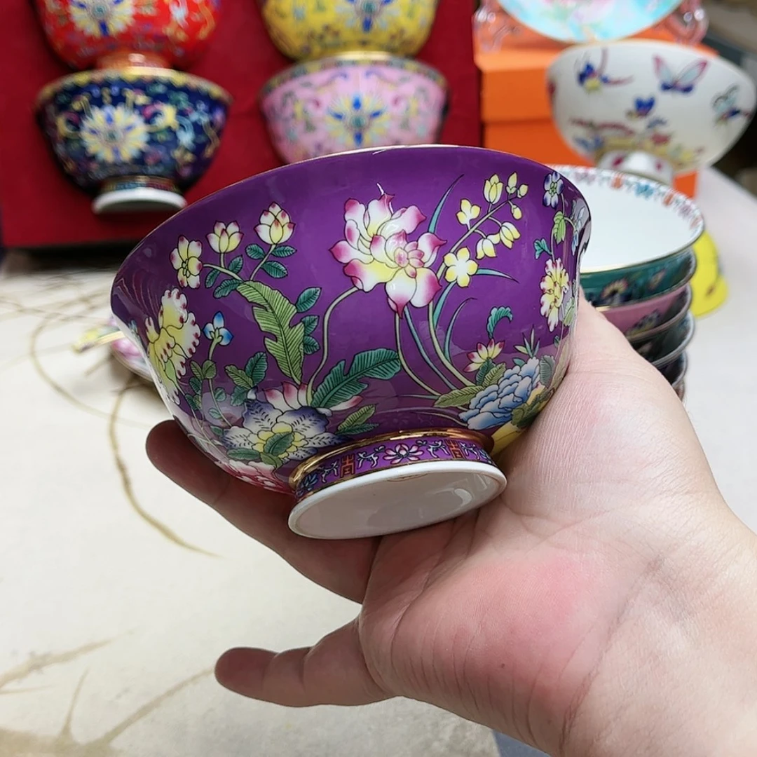 【闪购商品】珐琅4.5英寸6紫。。。。。