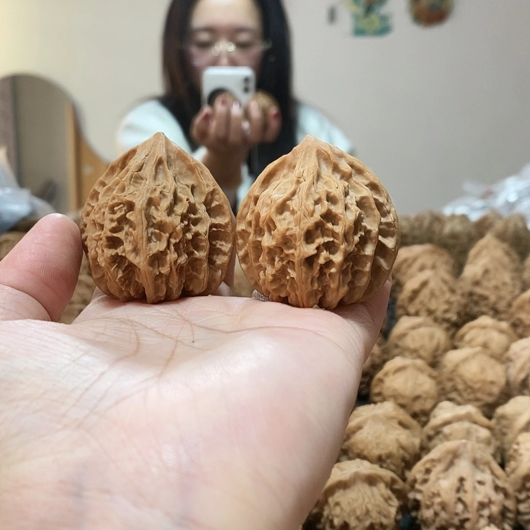 吊坠文玩核桃野生灯笼40