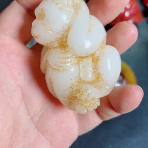 吊坠白玉菩提一个