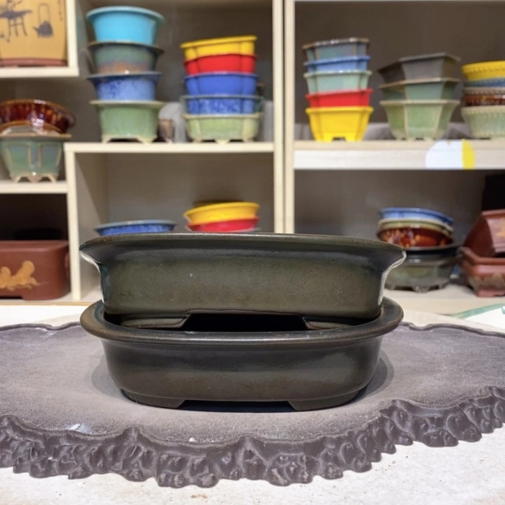 紫砂花盆瑕疵4-16-13.5。。。