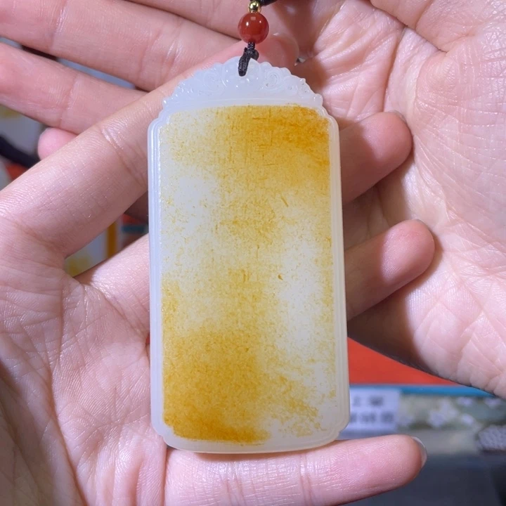 和田玉挂件未镶嵌奔****果