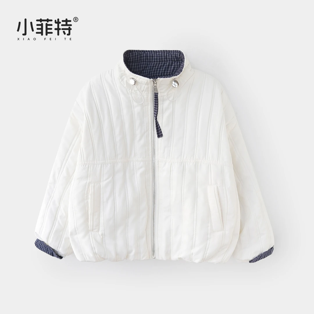 小菲特女童秋冬装加厚保暖外套中大童上衣儿童休闲棉服BGYD56358