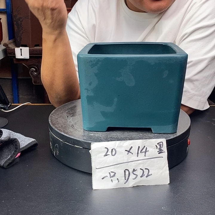 紫砂花盆货号一只D522