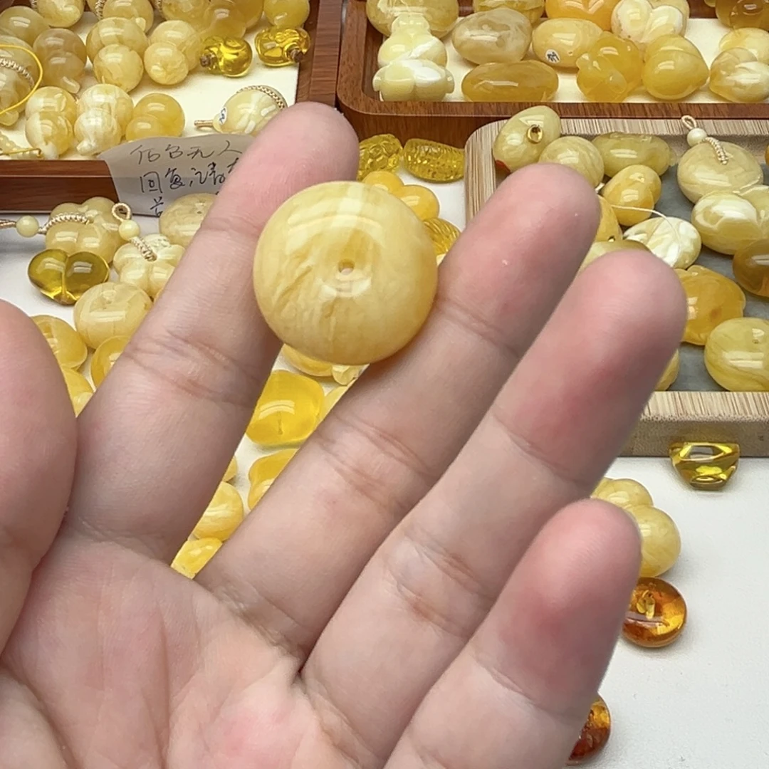 裸石蜜蜡未镶嵌天然