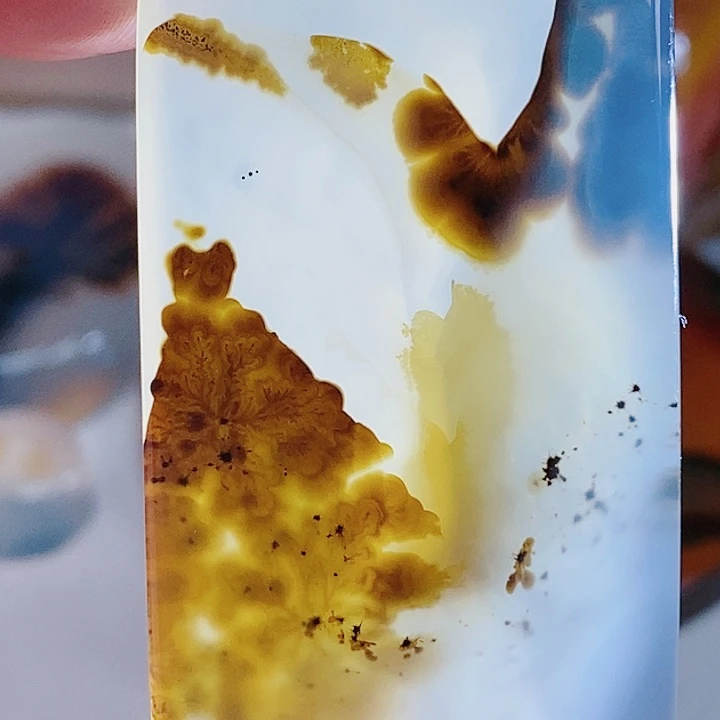 未镶嵌奇石玛瑙/玉髓琴**缘