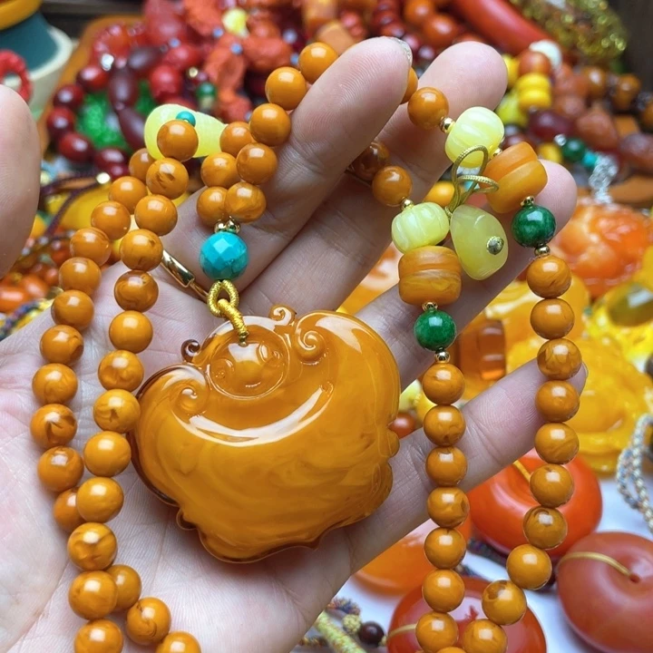 树脂制品10号如意锁毛衣链