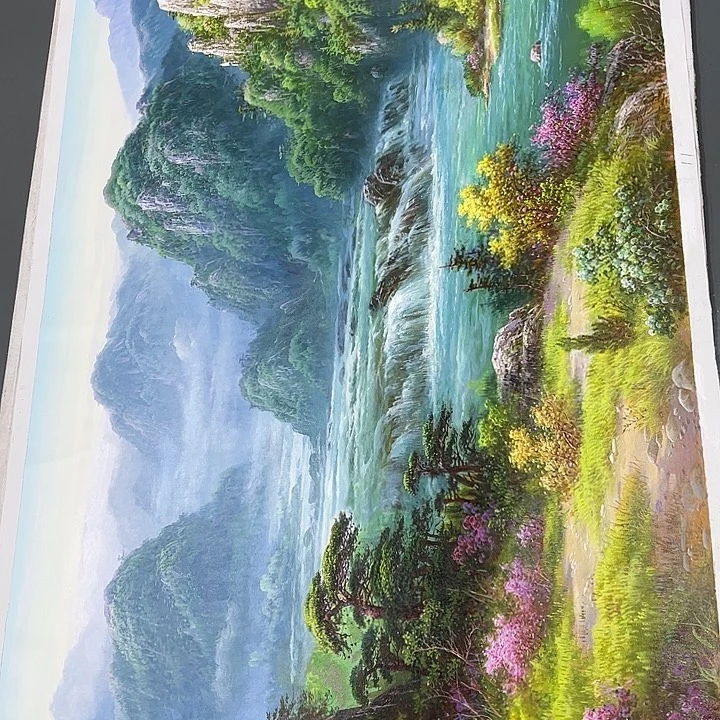 油画恭喜一直仔仔细细