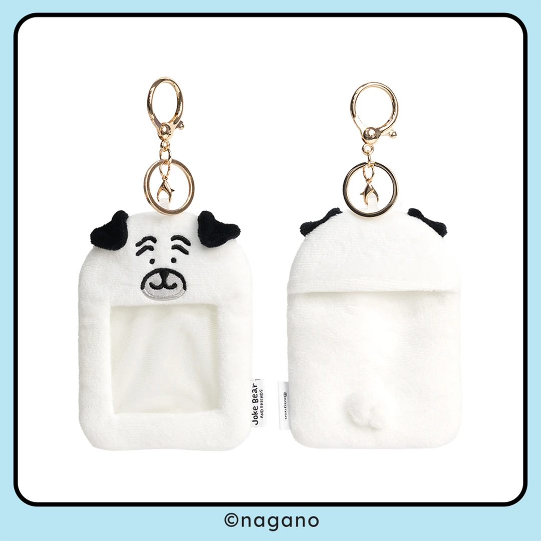 【生日礼物】名创优品MINISO正版联名自嘲熊帕格毛绒卡包C送朋友