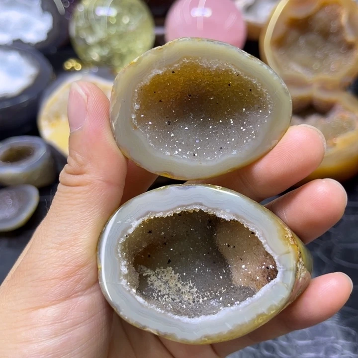 未镶嵌发饰水晶彩晶黄盆
