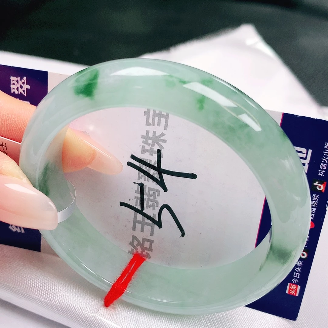 翡翠未镶嵌手镯缅甸天然a货翡翠手镯