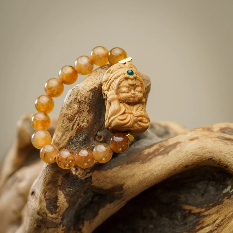 【扎基】老山檀扎基拉姆糖玉戒指（多样性发其一）