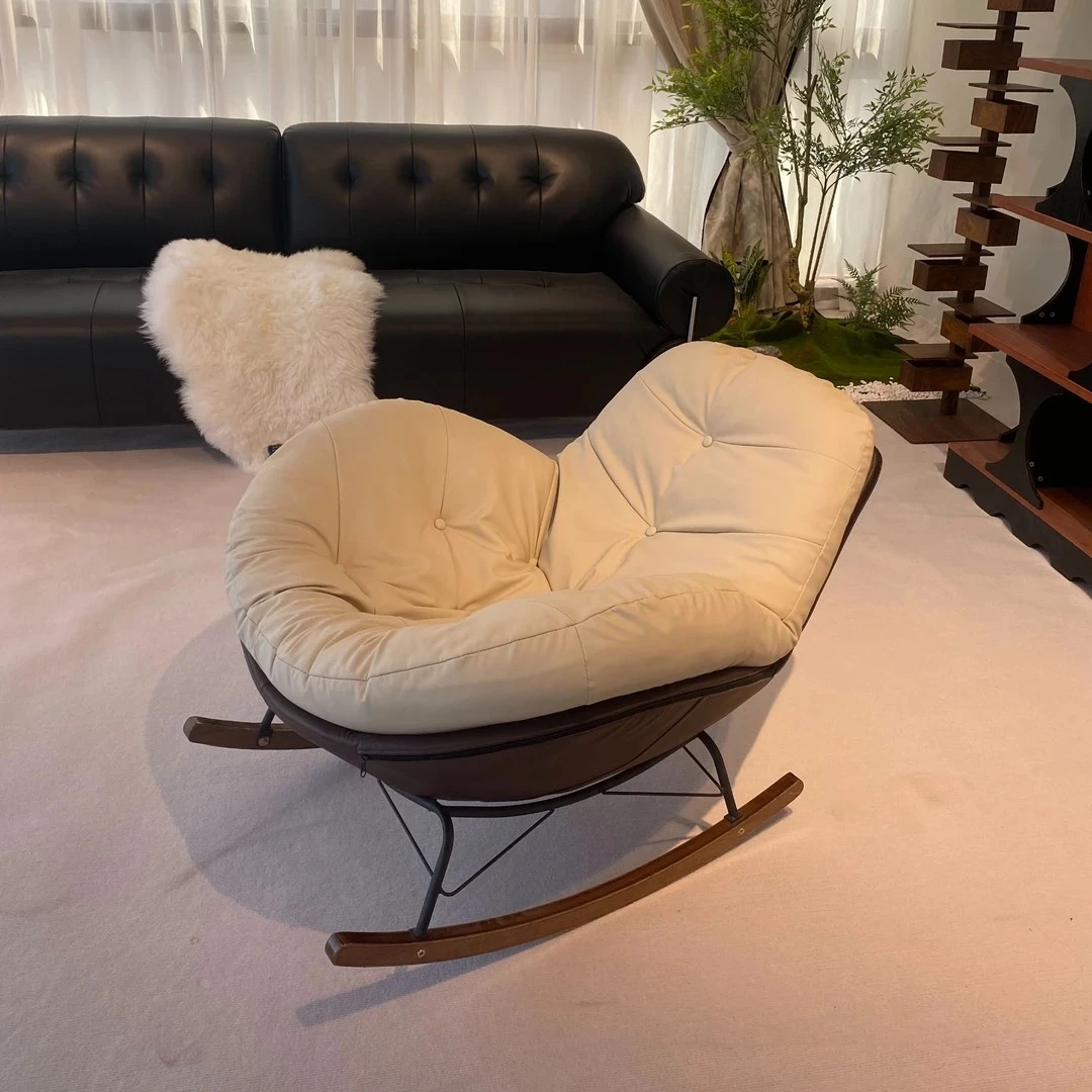 企鹅摇椅懒人蛋壳沙发躺椅客厅阳台休闲椅摇摇椅