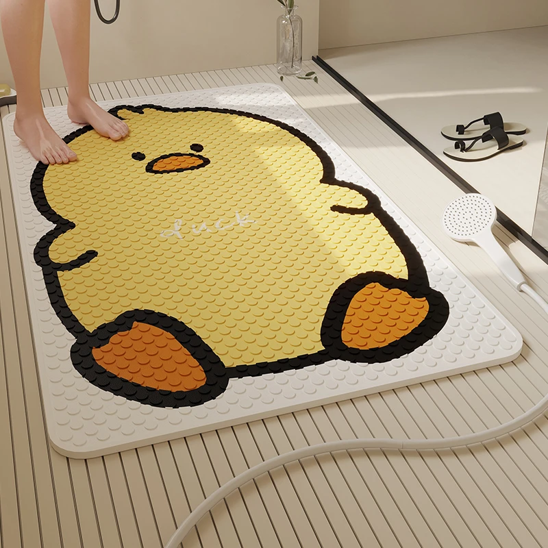 浴室防滑垫防摔吸盘垫厕所浴室地毯儿童洗澡洗手间脚垫卫生间地垫