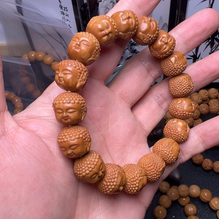 猴头核桃手串宝宝佛