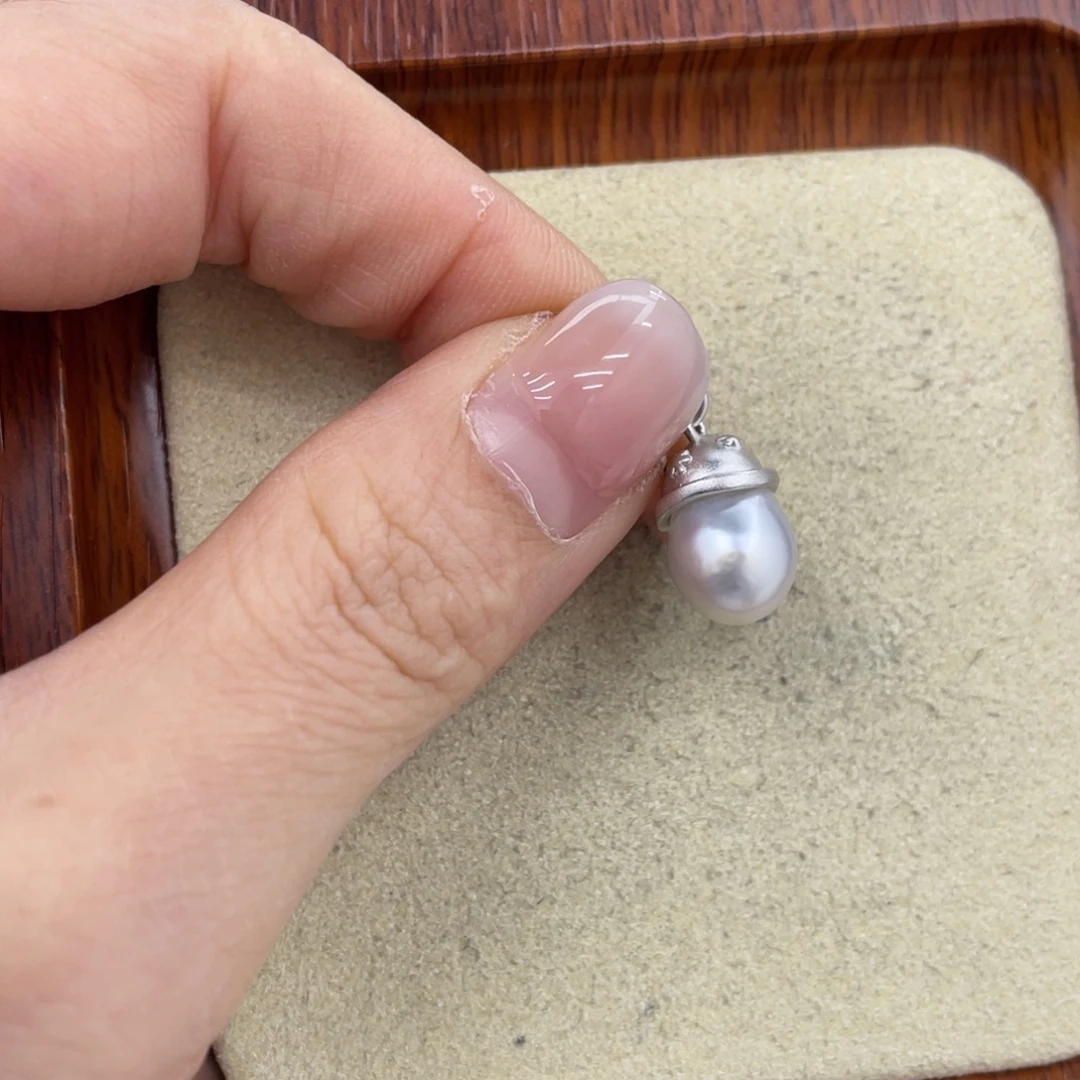 银S925镶嵌颈饰海水珍珠