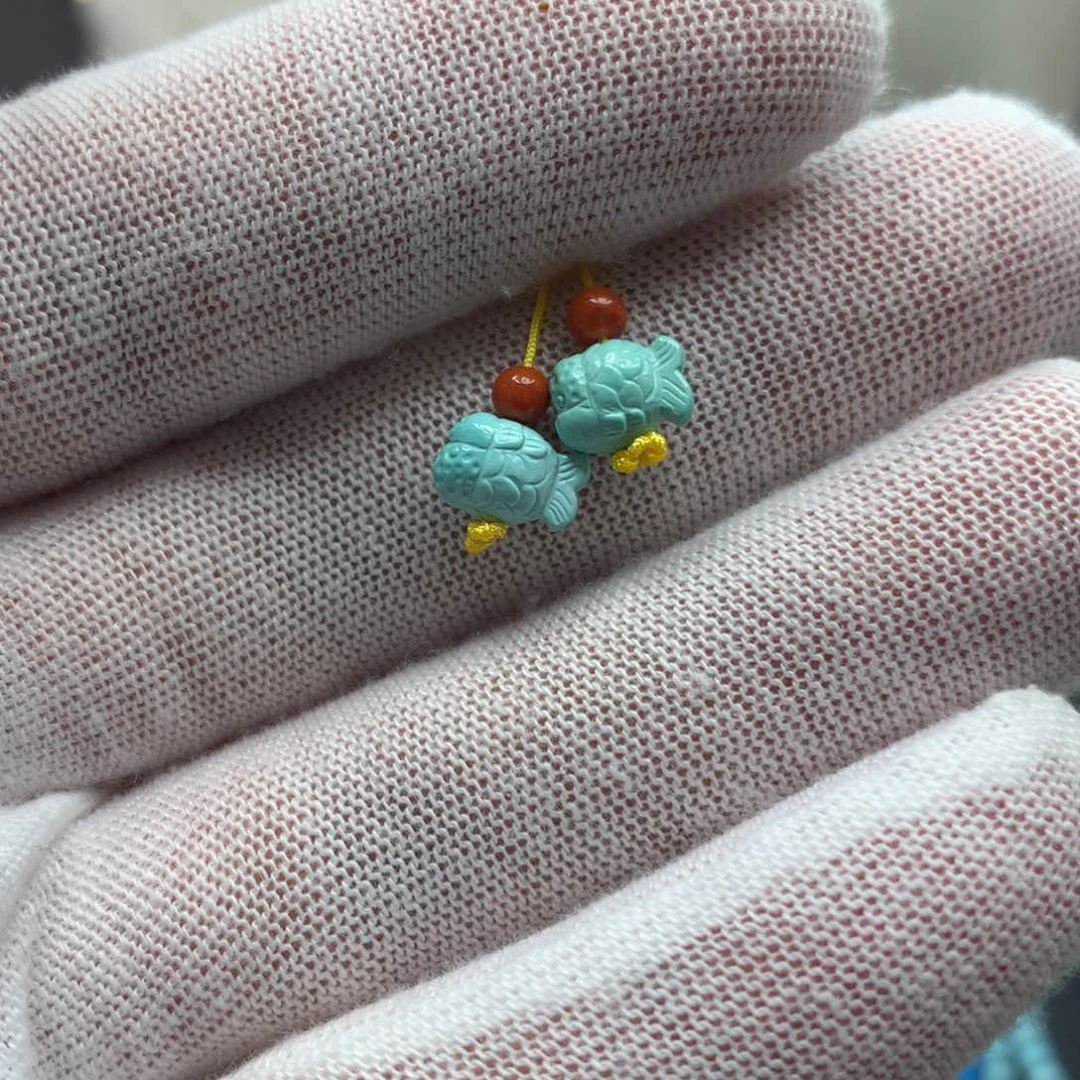 绿松石挂件未镶嵌