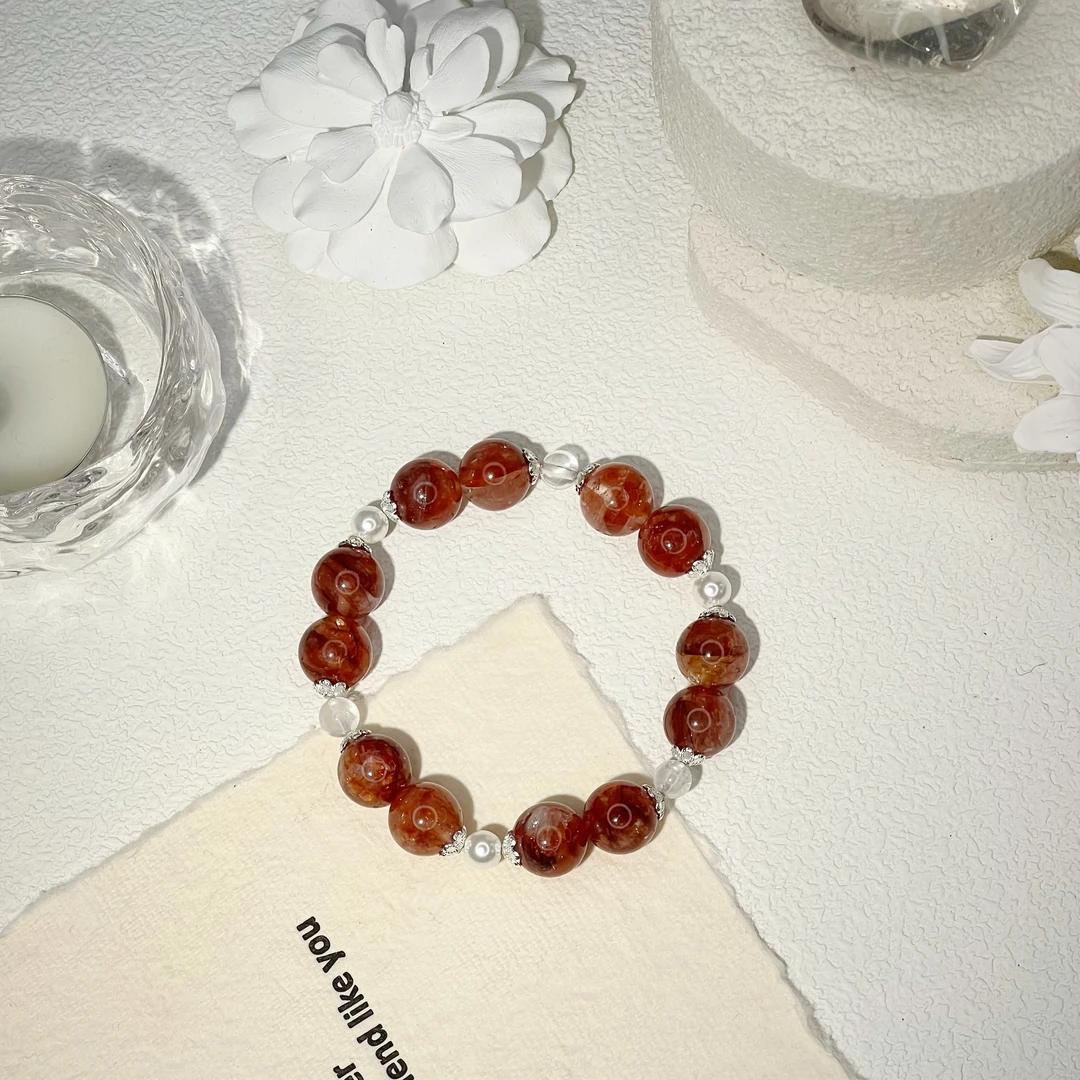 【】TGS天然水晶手串 多样性发货颜色微差  K312